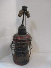 Vintage Ship Lantern Lamp