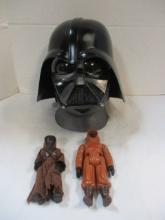 Stars Wars Lot - Darth Vader Mask and 2 Jawa Figurines
