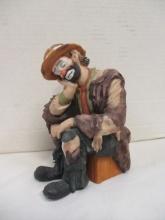 Flambro "Emmett Kelly Jr" Clown Figurine - Limited Edition #898