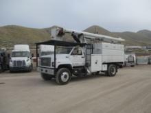 2002 GMC C7500 S/A Chipper Bucket Truck,