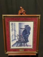 Framed LE Lithograph #d 92/525 titled The Keepers House by Ben Richmond 1990