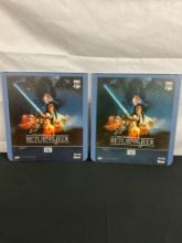 Pair of Vintage 1983 Star Wars Return Of The Jedi CED Laser Discs - Part 1 & Part 2