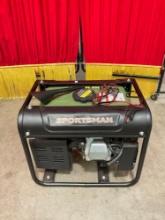 Sportsman Gasoline Powered Electric Generator Model Gen2000. Untested, Working at Consignor's. See