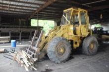 CAT 910 Wheel Loader w/Pin On 44" Fork Attachment, Hrs Not Known, S/N 80U76