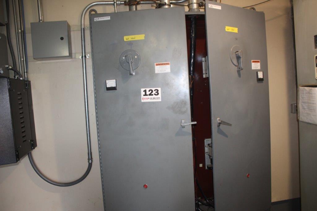 Electrical Cabinet w/(2) Cutler Hammer Size 5, 200hp, Reduced Voltage Start