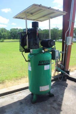 Speed Air 7.5hp, 3ph Tank Mounted Air Compressor