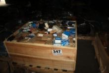 Wooden Crate w/New Large Assortment of Bearingings, Sprockets, & Hubs