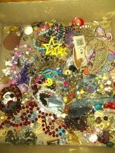 Assorted Costume Jewelry Parts/Pieces for Crafting