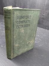 Vintage Book-Rumford Complete Cookbook-1930