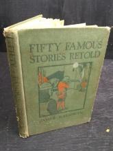 Vintage Book-Fifty Famous Stories Retold 1896