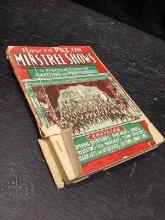 Vintage Book-How to "Put On" Minstrel Shows PB 19xx