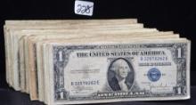 167 BLUE SEAL (1935 & 1957) $1 SILVER CERTIFICATES