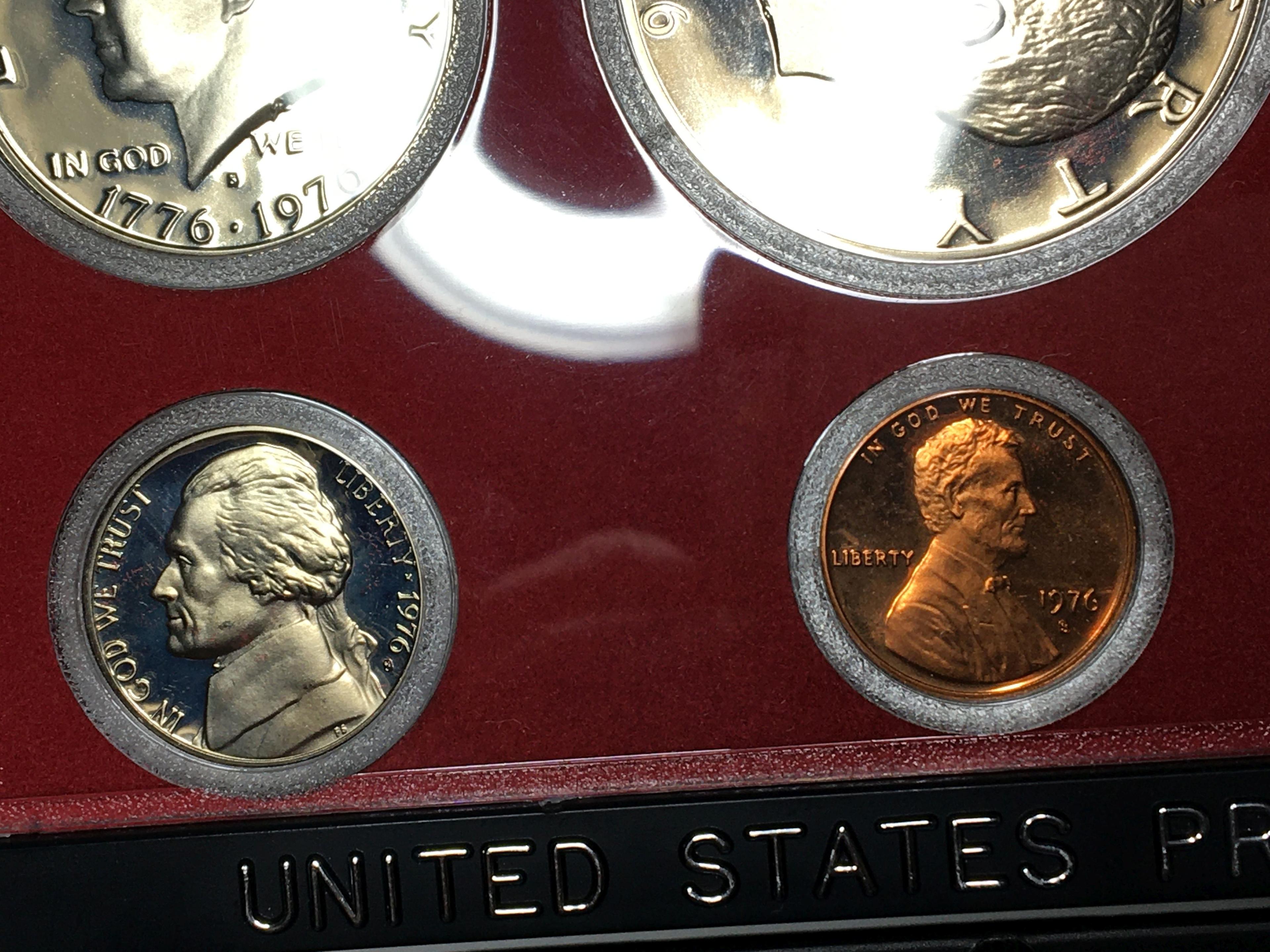 1776-1976 Proof Set With Eisenhower Dollar.