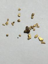 Gold Nugget Lot Alaskan Yellow Top End 20 Kt+ .105 Grams