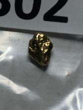 .286 Grams #6 Mesh Alaskan Natural Placer Gold Nugget 