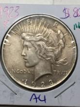 1923 P Peace Dollar