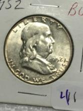 1952 Franklin Half Dollar Bu