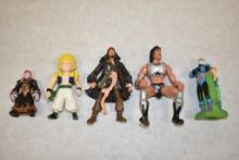 Five Assorted Action Figures