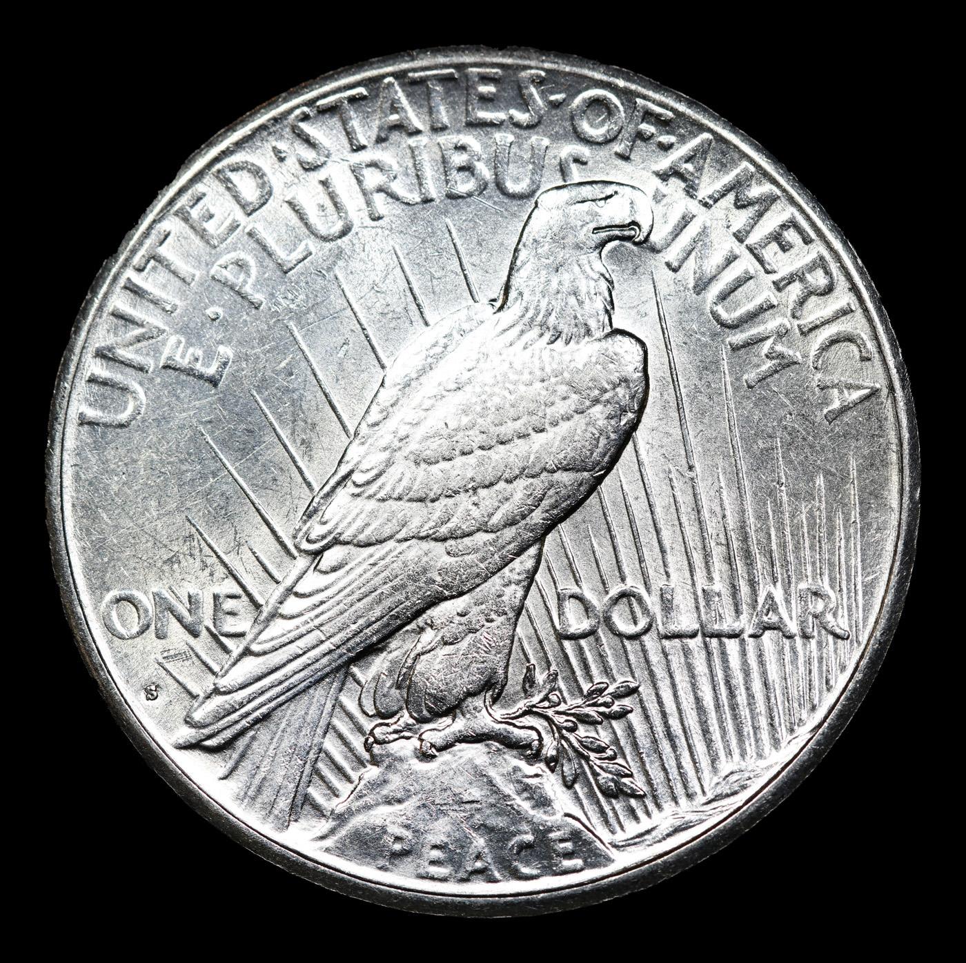 1924-s Peace Dollar 1 Graded ms62+ By SEGS