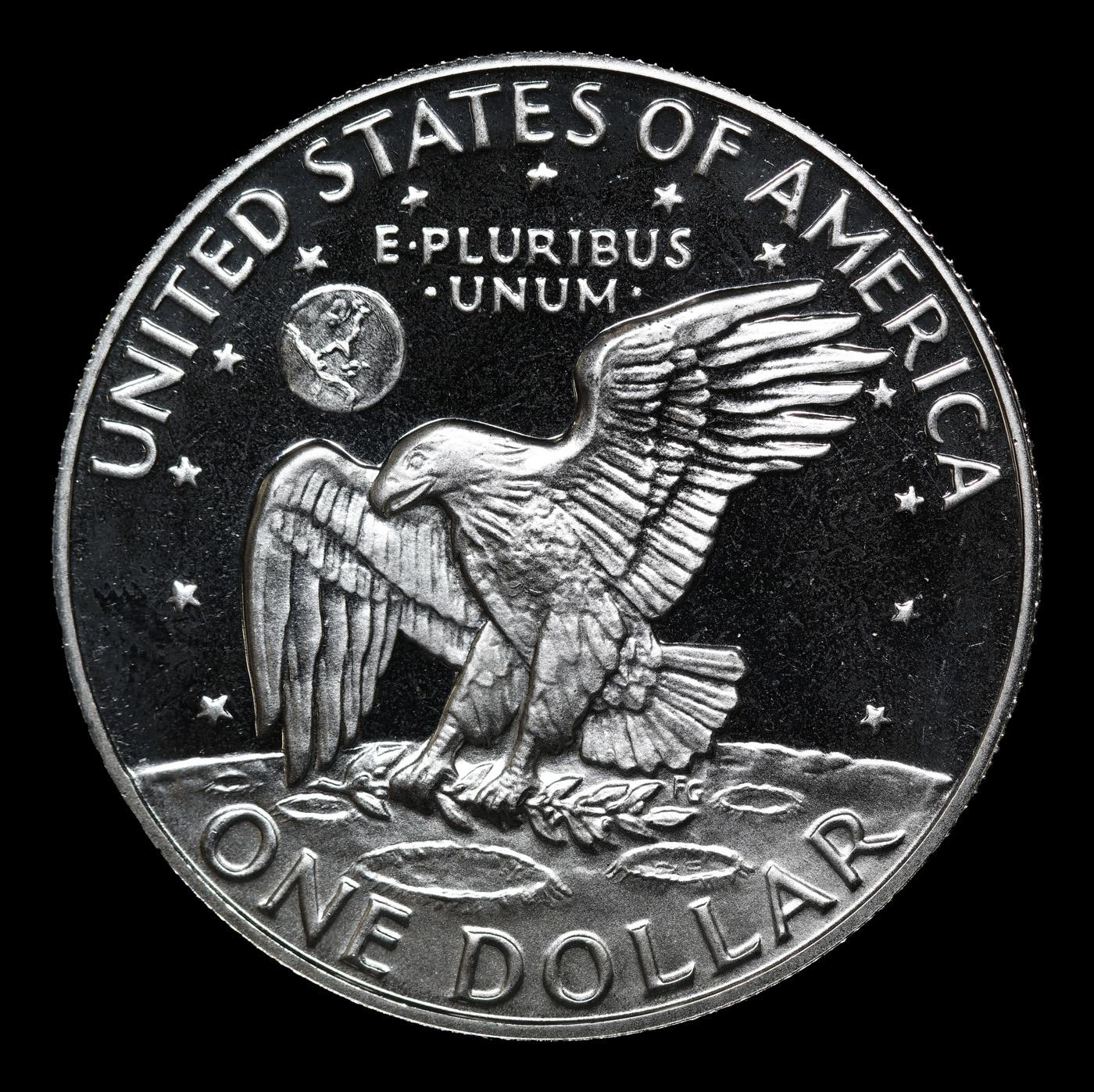 Proof ***Auction Highlight*** 1973-s Silver Eisenhower Dollar 1 Graded pr69+ dcam By SEGS (fc)