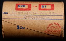 High Value! - Covered End Roll - Marked "Unc Morgan Exceptional" - Weight shows x20 Coins (FC)