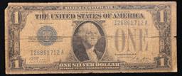 1928A "Funnyback" $1 Blue Seal Silver Certificate Grades vg, very good