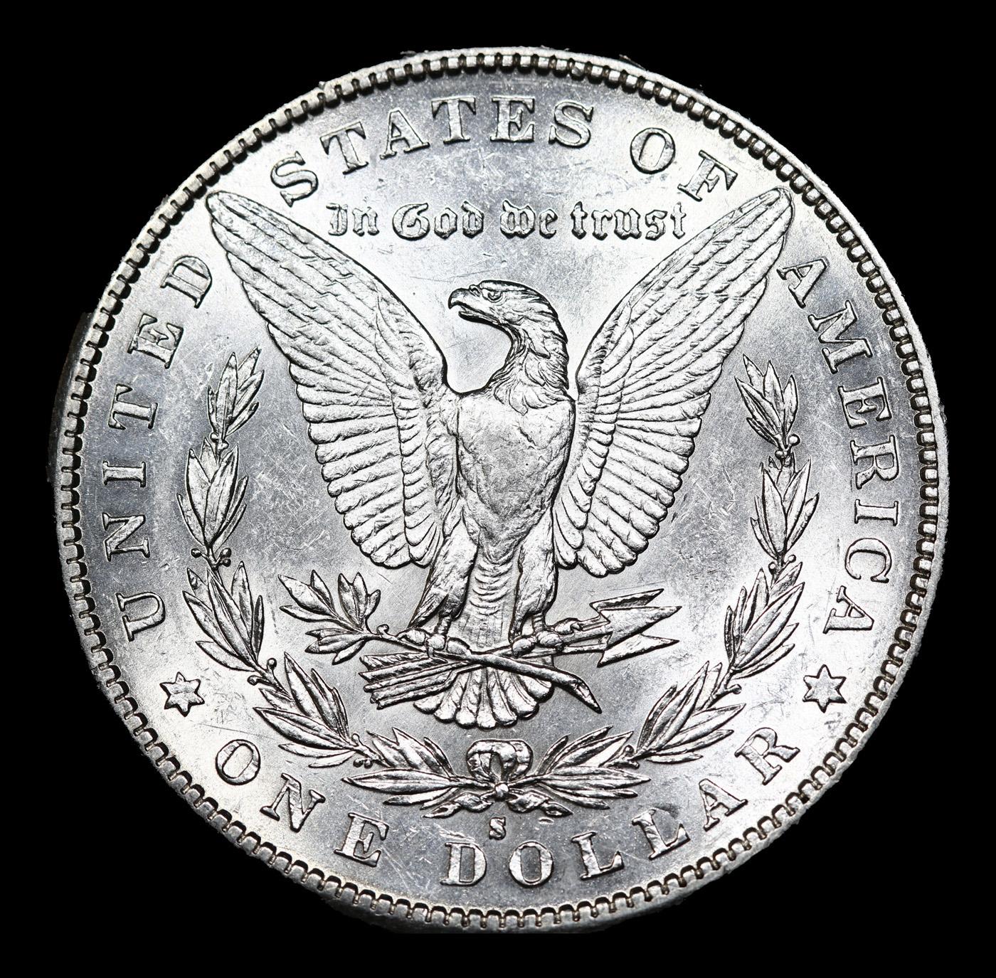 ***Auction Highlight*** 1884-s Morgan Dollar 1 Graded ms63+ By SEGS (fc)