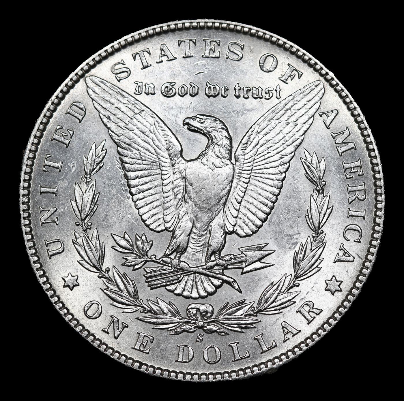 ***Auction Highlight*** 1899-s Morgan Dollar 1 Graded Choice+ Unc By USCG (fc)