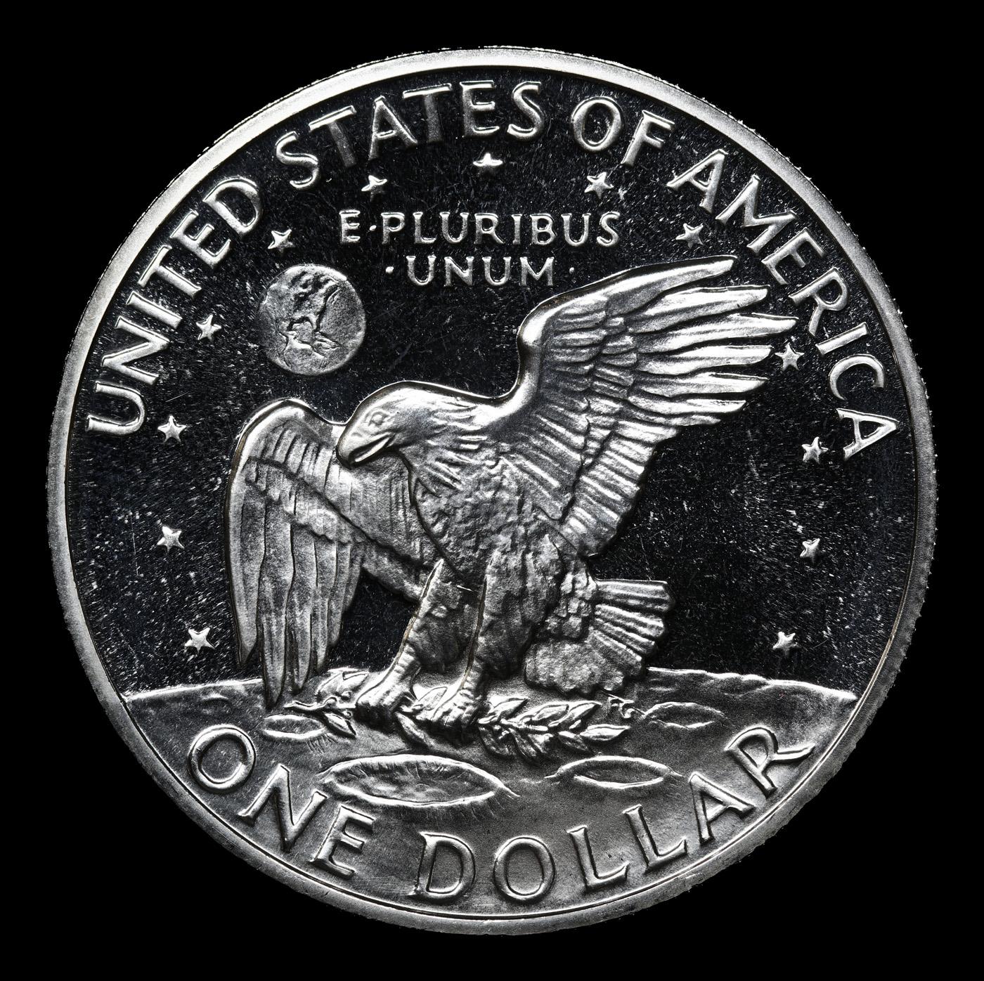 Proof 1971-s Silver Eisenhower Dollar $1 Graded pr69+ dcam BY SEGS