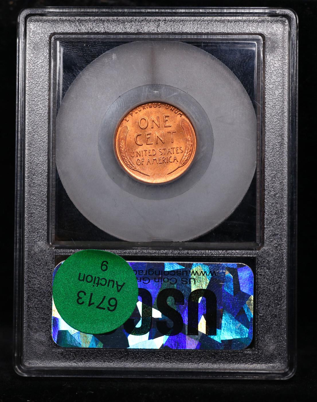 ***Auction Highlight*** 1955-p Lincoln Cent TOP POP! 1c Graded GEM++ RD By USCG (fc)