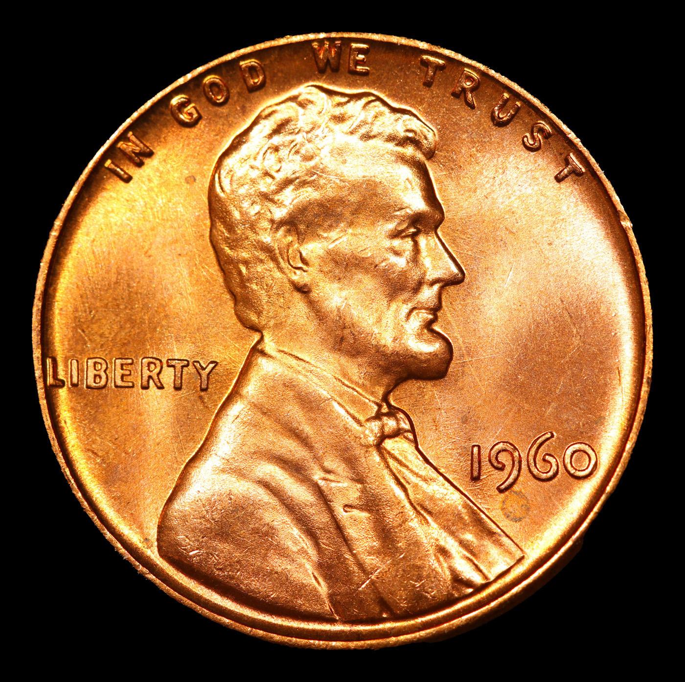 ***Auction Highlight*** 1960-p Lg Date Lincoln Cent TOP POP! 1c Graded GEM++ RD BY USCG (fc)