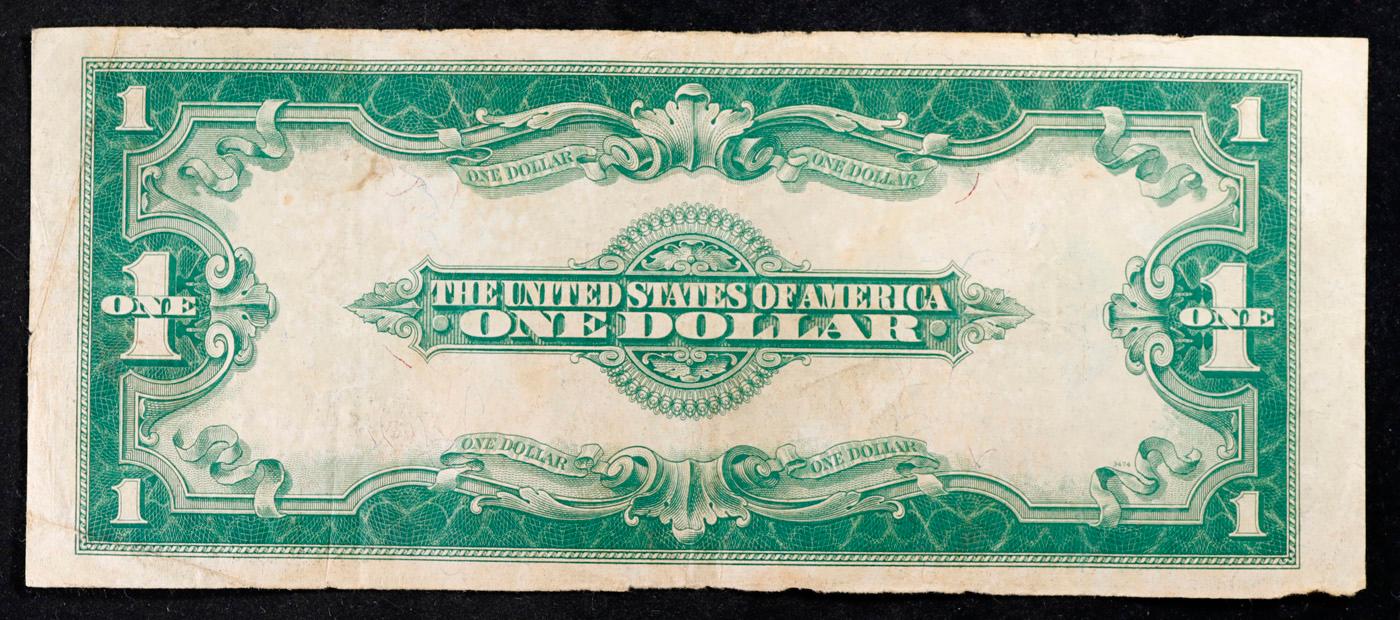 1923 $1 large size Blue Seal Silver Certificate Grades Choice AU/BU Slider Signatures Speelman/White