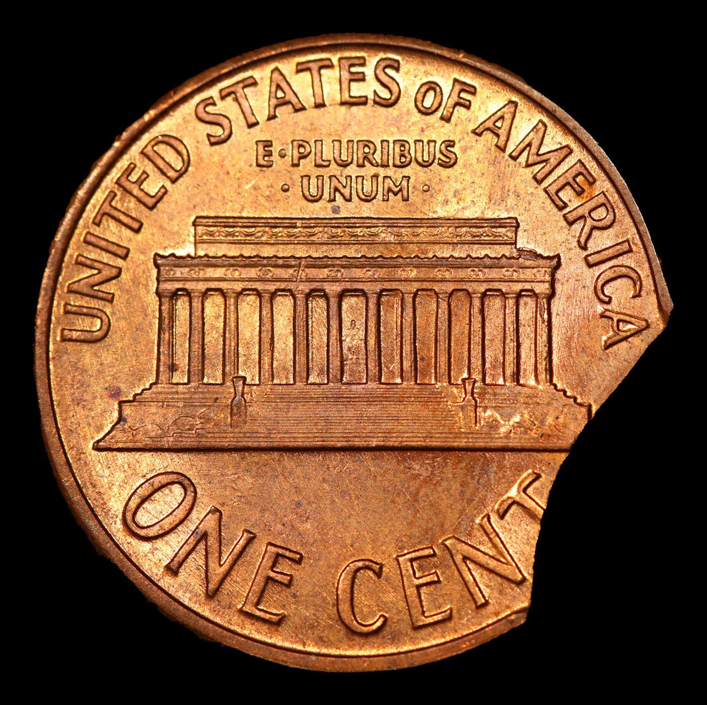 1959-d Lincoln Cent Mint Error 1c Grades GEM Unc RD