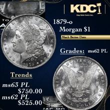 1879-o Morgan Dollar $1 Grades Select Unc PL