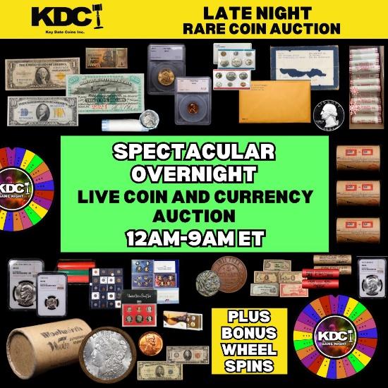 LATE NIGHT! Key Date Rare Coin Auction 19.6 ON