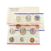 1962 United States P&D Mint set 10 coins in original envelope