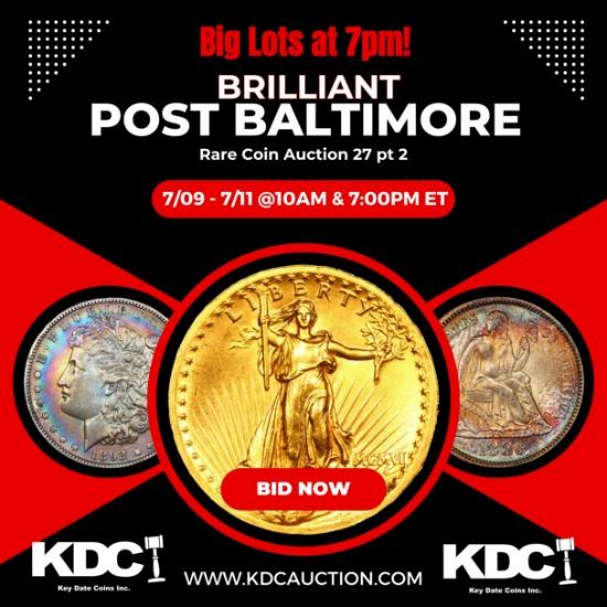 Brilliant Post Baltimore Rare Coin Auction 27 pt 2
