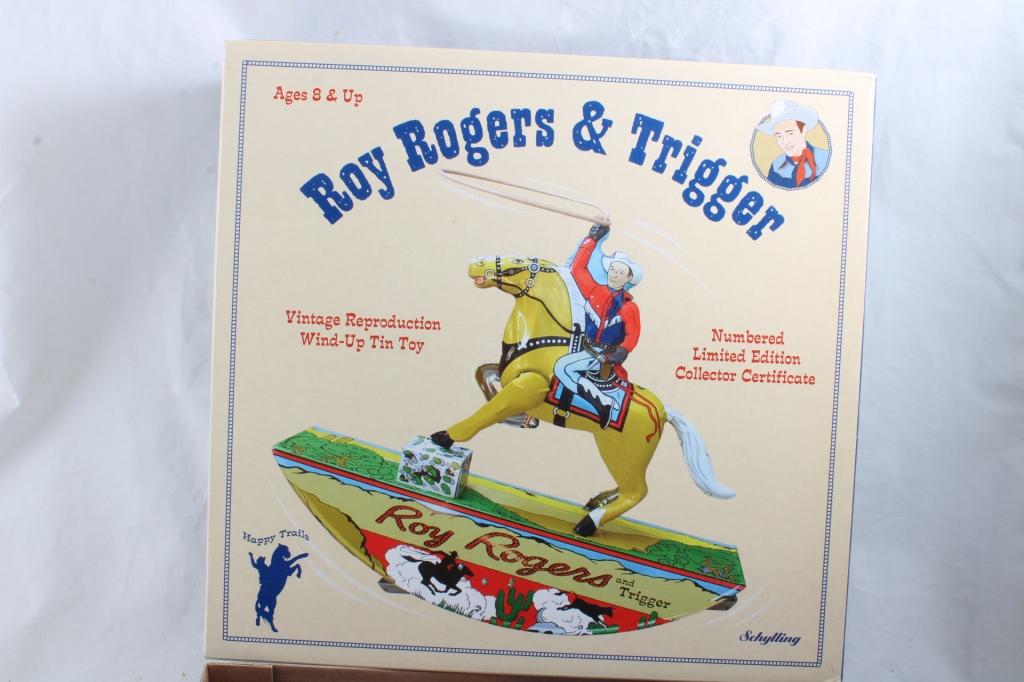 Roy Rogers & Trigger Schylling Wind Up, Flashlight