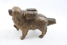 A C Williams Cast Iron St Bernard Dog Bank