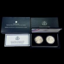 Pair of official 1973 uncirculated & proof Richard Nixon / Spiro Agnew inaugural medals