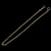 Vintage Hadley yellow gold-filled watch chain