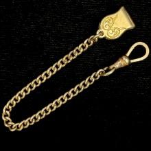 1903 yellow gold-filled watch chain