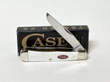 CASE XX WHITE TRAPPER KNIFE WITH RED SHIELD NEW IN BOX