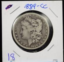 1889-CC Morgan Dollar VF25
