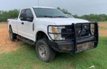 2017 Ford F250 Extended Cab Pickup / 249,576 Miles / Located: Victoria, TX
