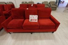 Thomasville Harry Red 3-Seat Sofa
