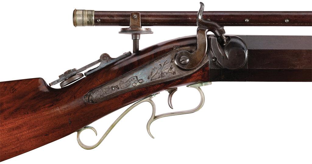 Civil War R.R. Moore Percussion Sharpshooter/ Telescope Rifle