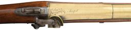 Wilson & Co. Back Action Percussion Blunderbuss with Bayonet