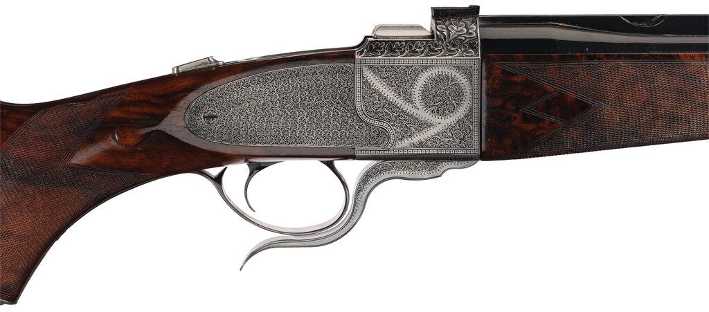 Engraved Dakota Arms Model 10 Rifle with Zeiss Scope