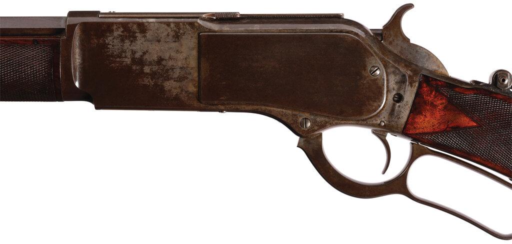 Special Order Casehardened Winchester Deluxe Model 1876 Rifle